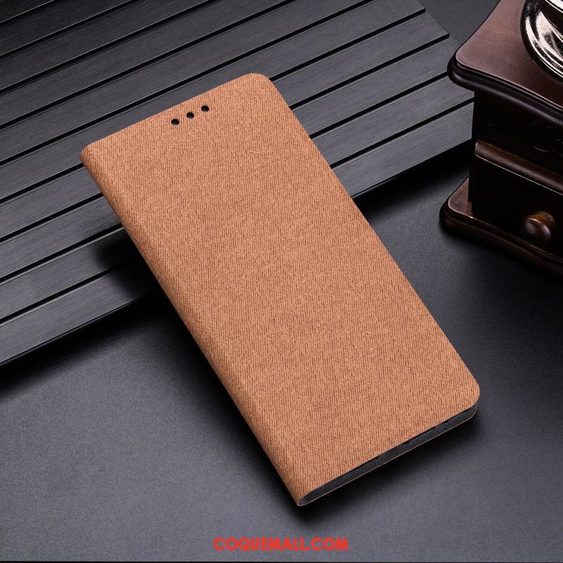 Étui Huawei P30 Carte En Cuir Gris, Coque Huawei P30 Protection Téléphone Portable