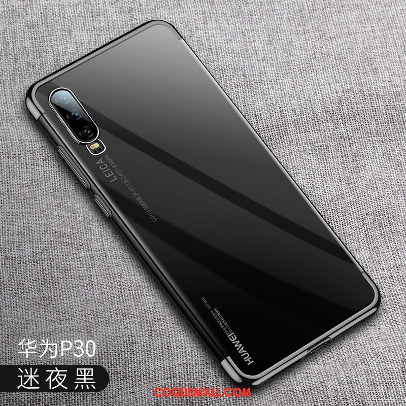 Étui Huawei P30 Clair Luxe Très Mince, Coque Huawei P30 Marque De Tendance Créatif