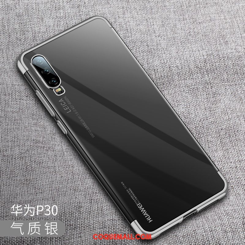 Étui Huawei P30 Clair Luxe Très Mince, Coque Huawei P30 Marque De Tendance Créatif