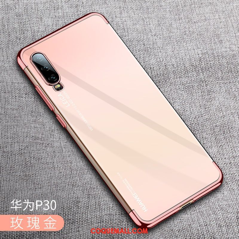 Étui Huawei P30 Clair Luxe Très Mince, Coque Huawei P30 Marque De Tendance Créatif