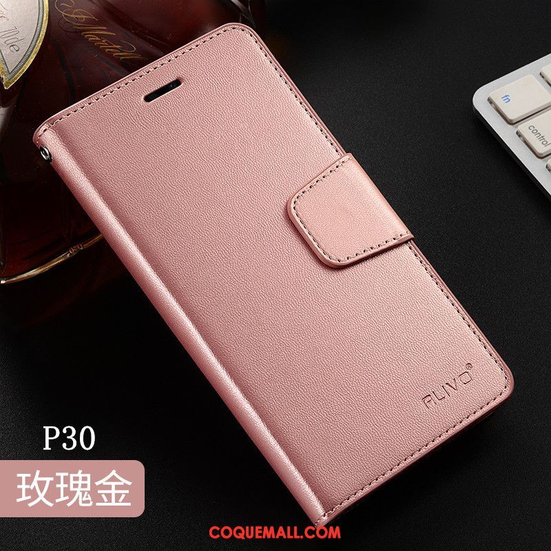 Étui Huawei P30 Clamshell Tout Compris Tendance, Coque Huawei P30 Silicone Téléphone Portable