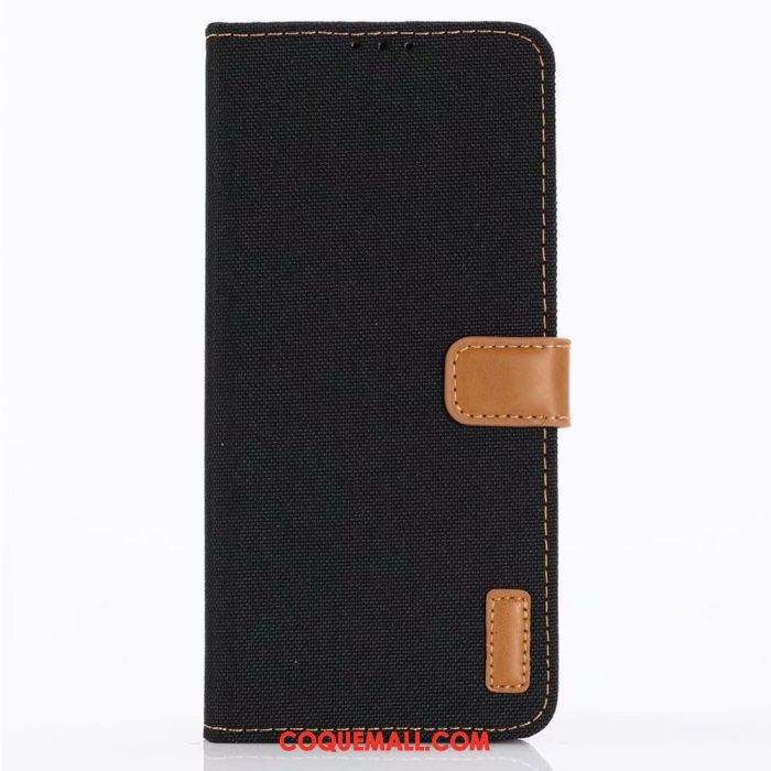 Étui Huawei P30 En Cuir Téléphone Portable Denim, Coque Huawei P30 Portefeuille Carte