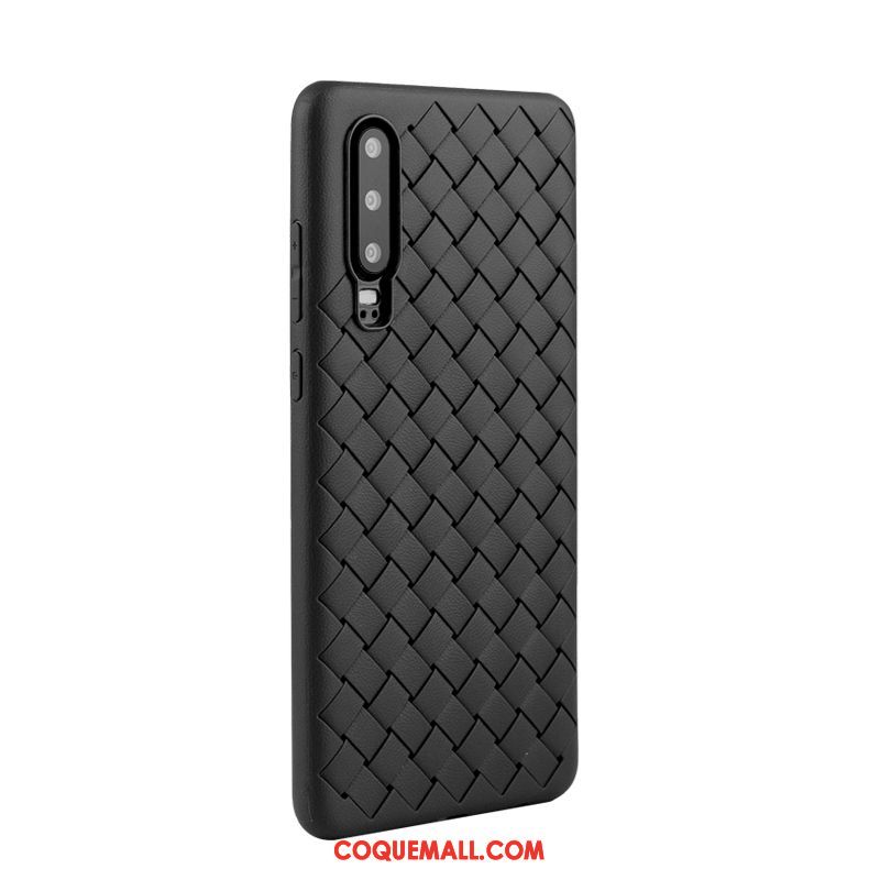 Étui Huawei P30 Fluide Doux Personnalité Incassable, Coque Huawei P30 Marque De Tendance Silicone