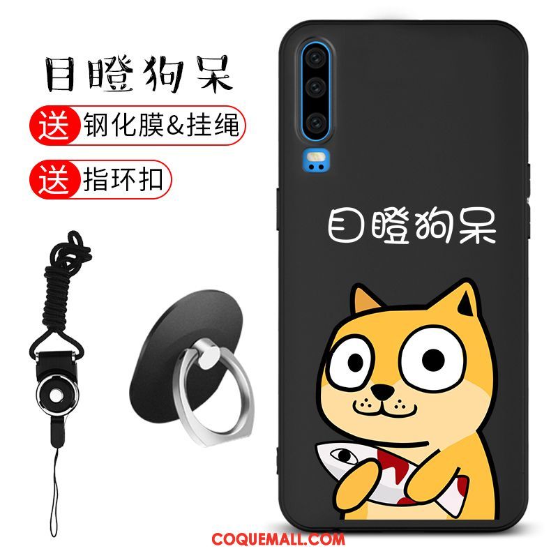 Étui Huawei P30 Fluide Doux Téléphone Portable Incassable, Coque Huawei P30 Délavé En Daim Silicone