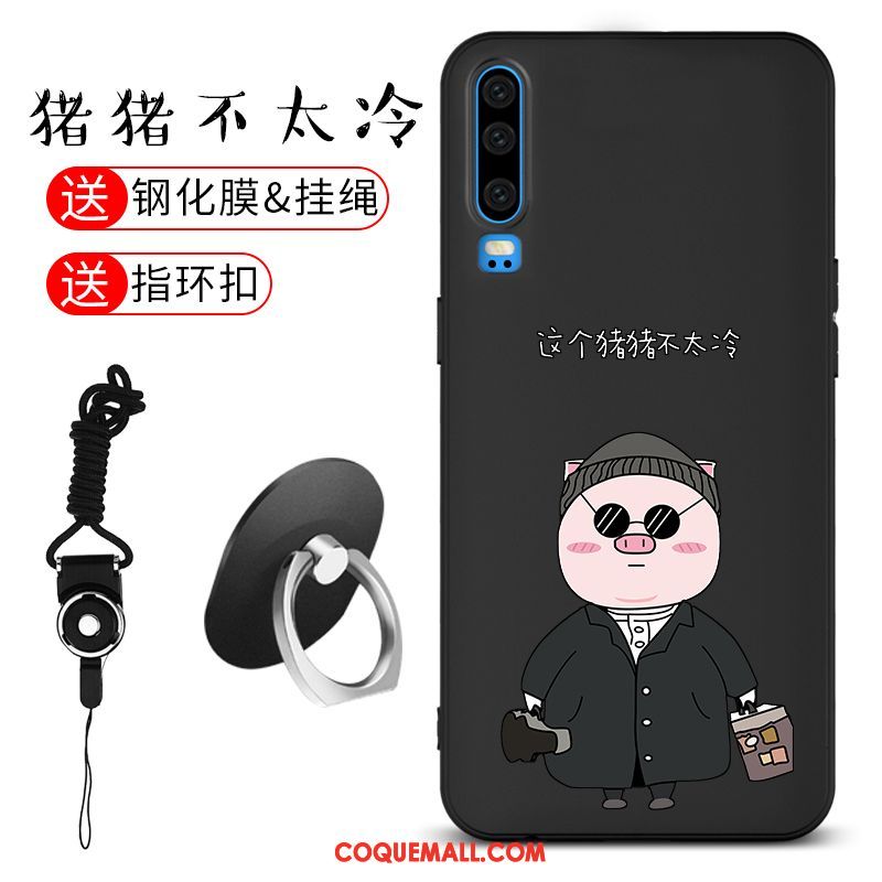 Étui Huawei P30 Fluide Doux Téléphone Portable Incassable, Coque Huawei P30 Délavé En Daim Silicone