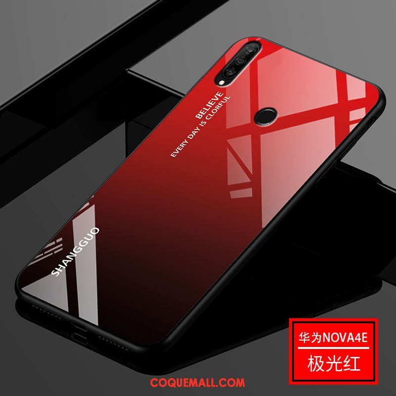 Étui Huawei P30 Lite Bleu Net Rouge Marque De Tendance, Coque Huawei P30 Lite Luxe Amoureux