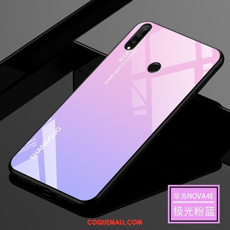 Étui Huawei P30 Lite Bleu Net Rouge Marque De Tendance, Coque Huawei P30 Lite Luxe Amoureux