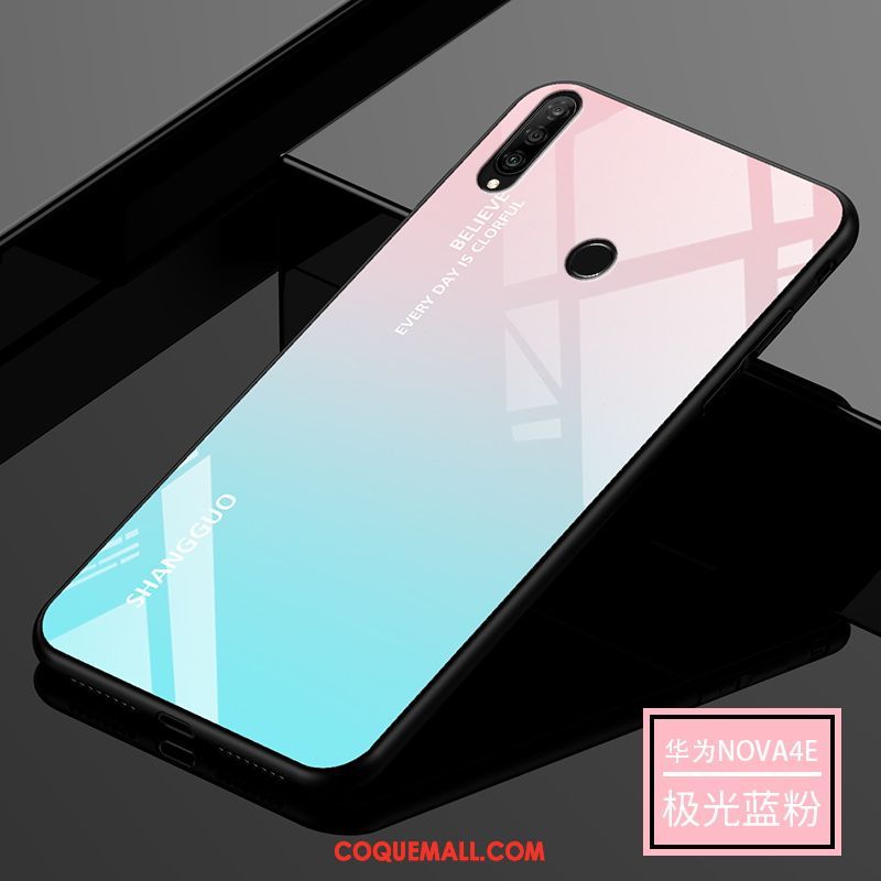 Étui Huawei P30 Lite Bleu Net Rouge Marque De Tendance, Coque Huawei P30 Lite Luxe Amoureux