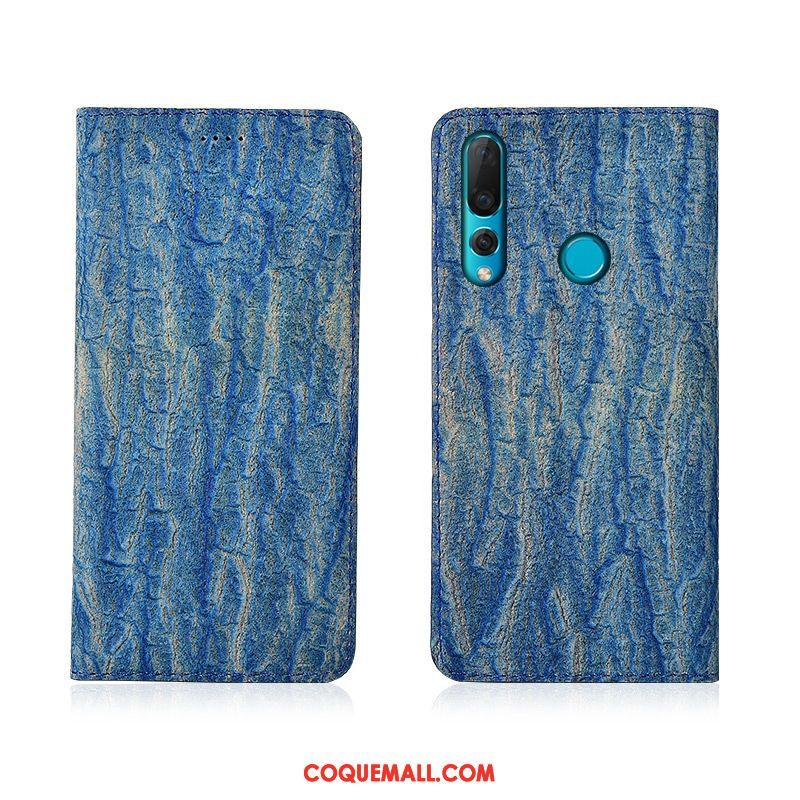 Étui Huawei P30 Lite Cuir Véritable Protection En Cuir, Coque Huawei P30 Lite Nouveau Arbres