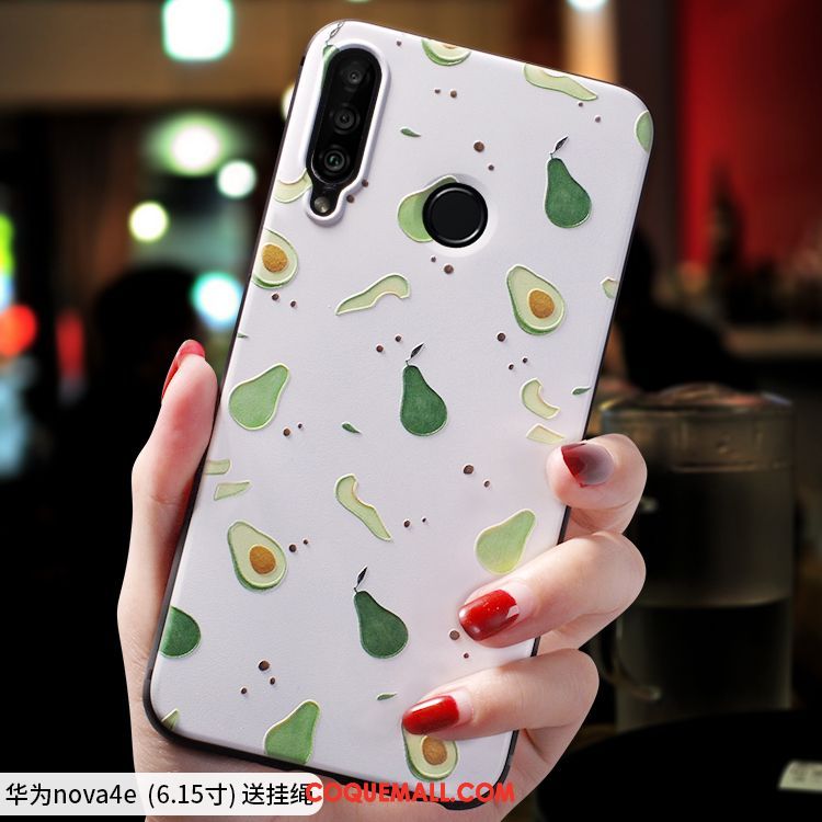 Étui Huawei P30 Lite Dessin Animé Téléphone Portable Personnalité, Coque Huawei P30 Lite Silicone Créatif