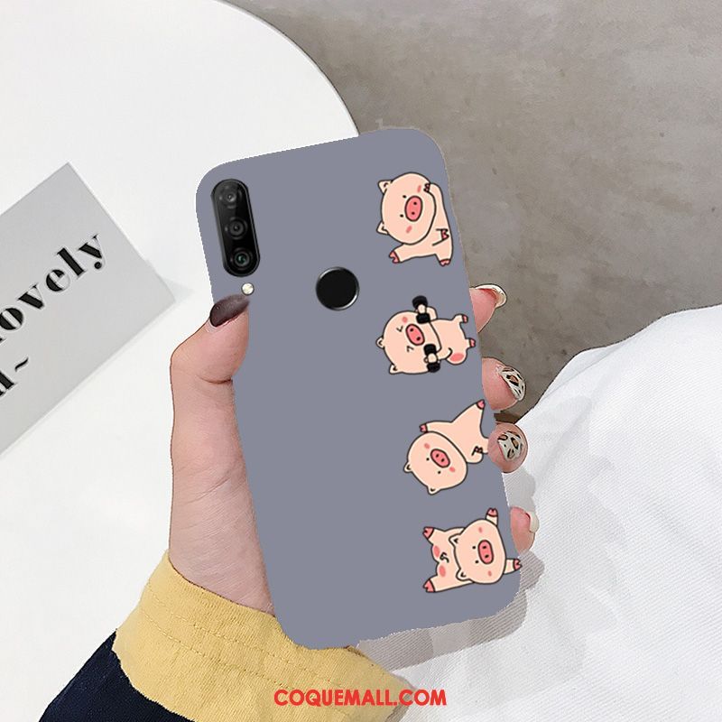 Étui Huawei P30 Lite Délavé En Daim Charmant Super Mignon, Coque Huawei P30 Lite Nouveau Téléphone Portable