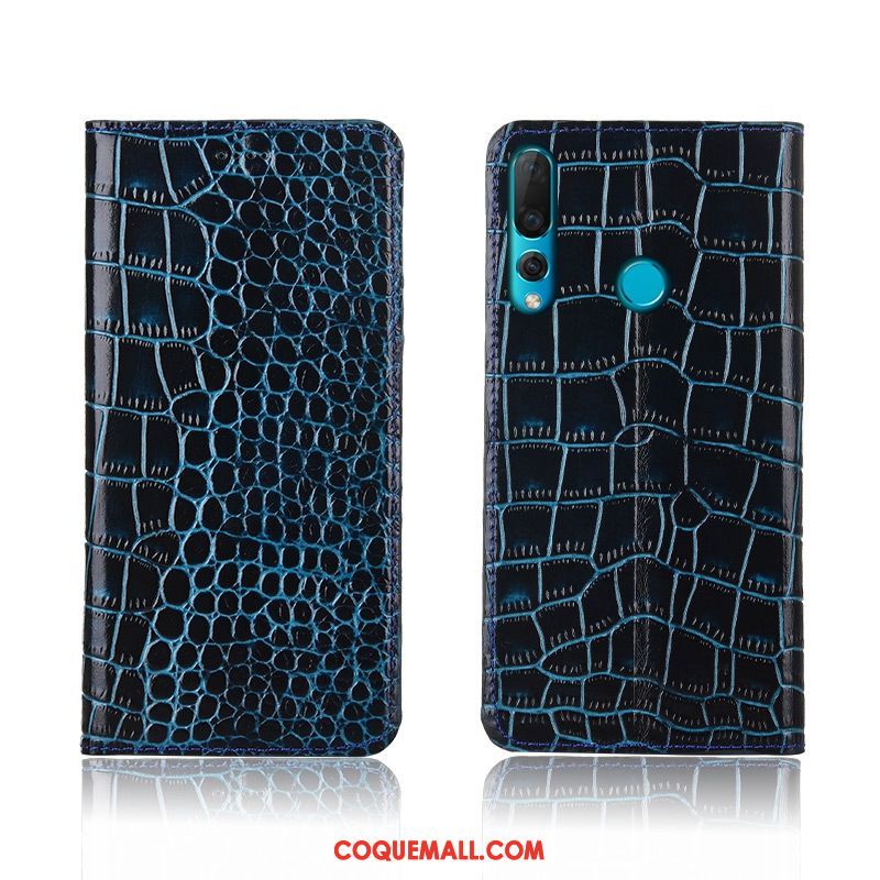 Étui Huawei P30 Lite En Cuir Cuir Véritable Silicone, Coque Huawei P30 Lite Téléphone Portable Fluide Doux