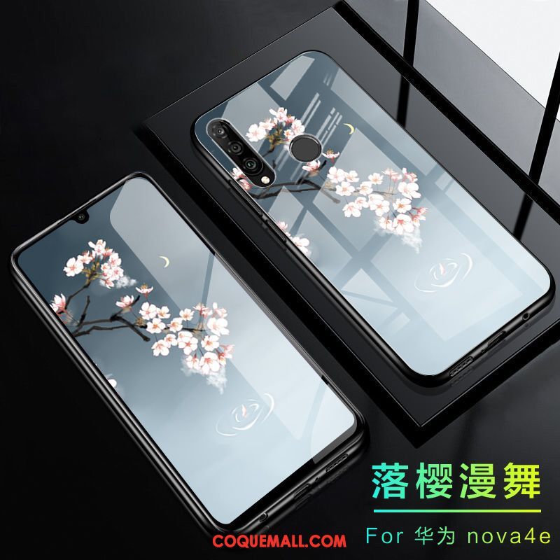 Étui Huawei P30 Lite Haute Verre Charmant, Coque Huawei P30 Lite Lumineuses Téléphone Portable