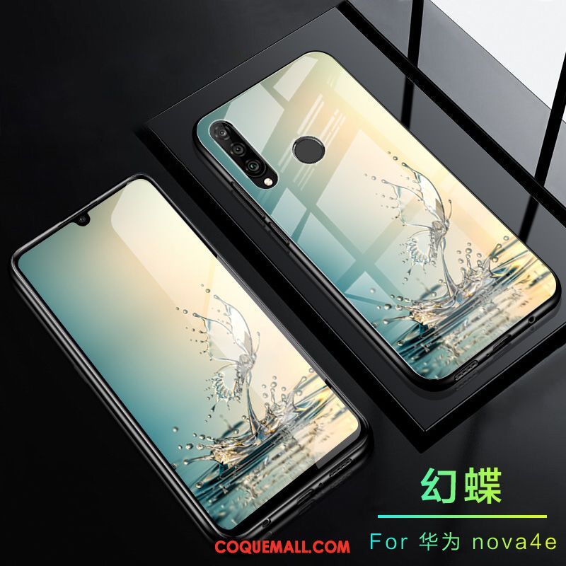 Étui Huawei P30 Lite Haute Verre Charmant, Coque Huawei P30 Lite Lumineuses Téléphone Portable