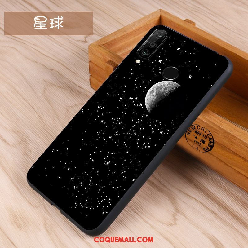 Étui Huawei P30 Lite Incassable Téléphone Portable Tendance, Coque Huawei P30 Lite Protection Délavé En Daim