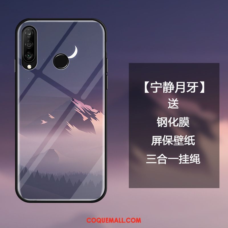 Étui Huawei P30 Lite Luxe Protection Téléphone Portable, Coque Huawei P30 Lite Personnalité Incassable