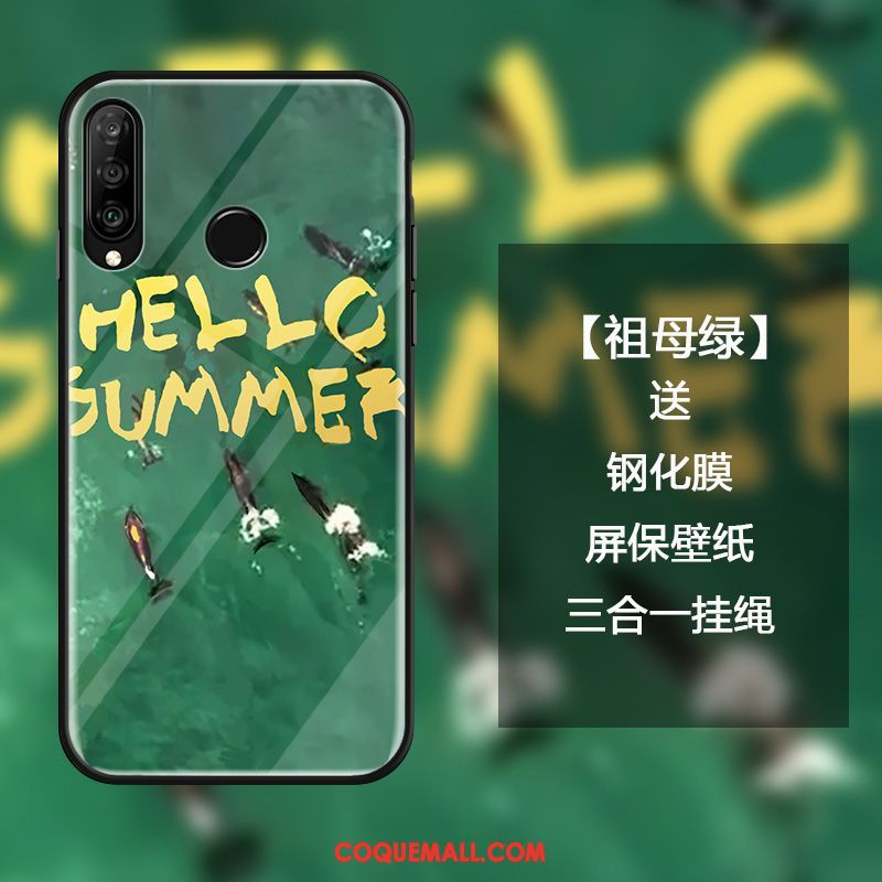 Étui Huawei P30 Lite Ornements Suspendus Simple Créatif, Coque Huawei P30 Lite Marque De Tendance Mode