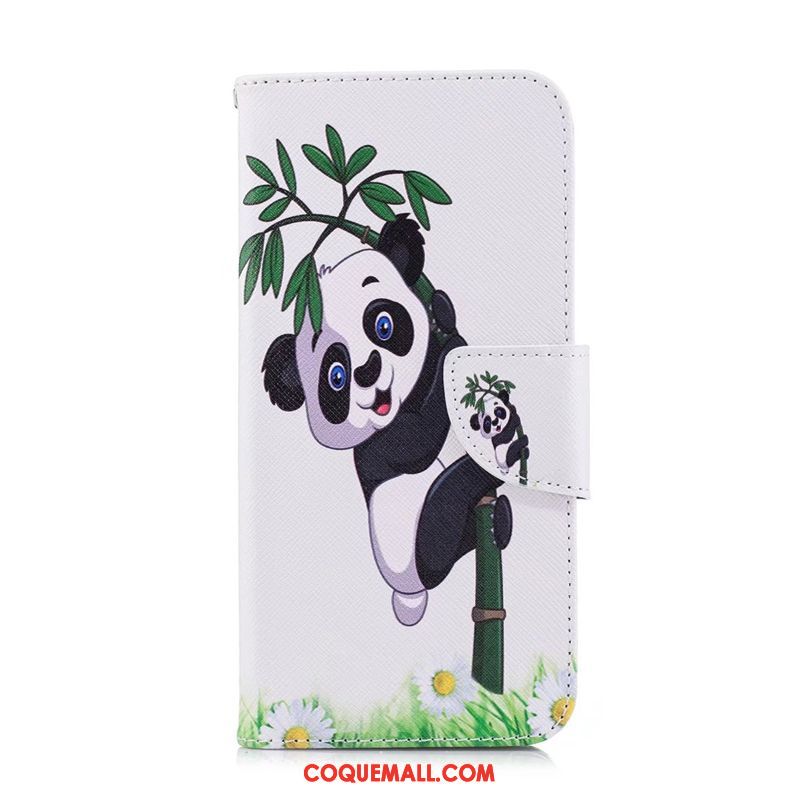 Étui Huawei P30 Lite Peinture Protection En Cuir, Coque Huawei P30 Lite Blanc Jeunesse