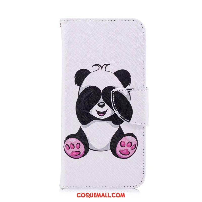 Étui Huawei P30 Lite Peinture Protection En Cuir, Coque Huawei P30 Lite Blanc Jeunesse