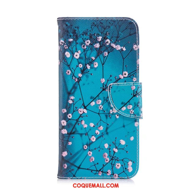 Étui Huawei P30 Lite Peinture Protection En Cuir, Coque Huawei P30 Lite Blanc Jeunesse