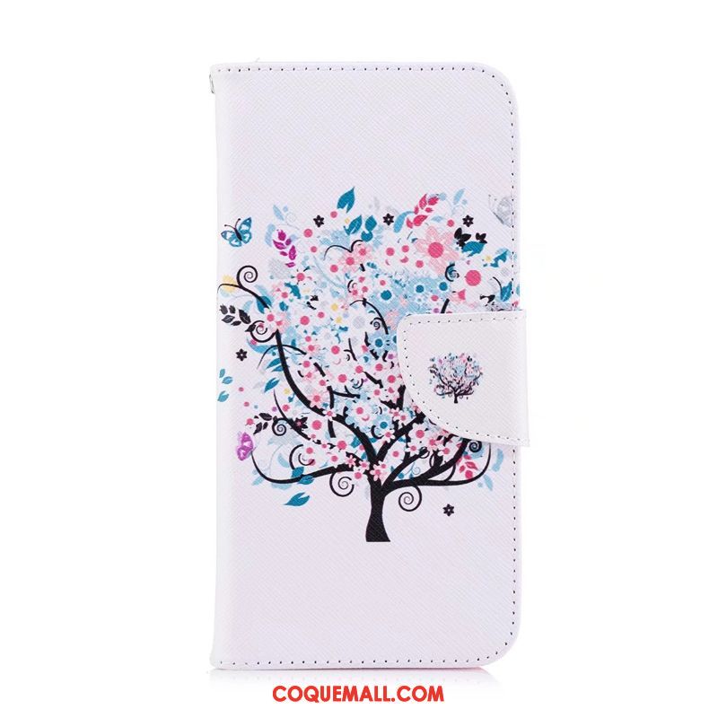 Étui Huawei P30 Lite Peinture Protection En Cuir, Coque Huawei P30 Lite Blanc Jeunesse