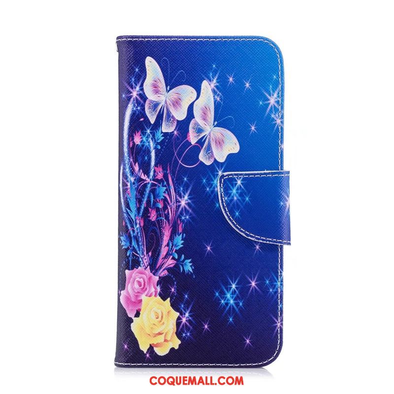 Étui Huawei P30 Lite Peinture Protection En Cuir, Coque Huawei P30 Lite Blanc Jeunesse