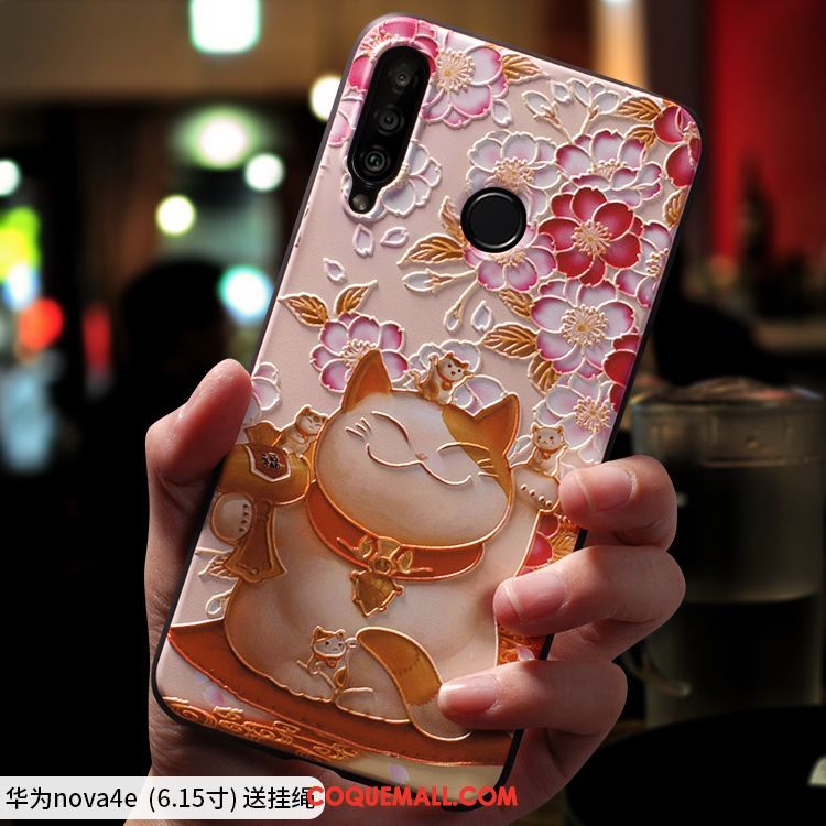 Étui Huawei P30 Lite Personnalité Dessin Animé Téléphone Portable, Coque Huawei P30 Lite Créatif Silicone