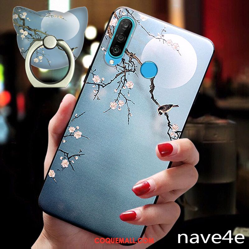 Étui Huawei P30 Lite Personnalité Fluide Doux Amoureux, Coque Huawei P30 Lite Bordure Protection