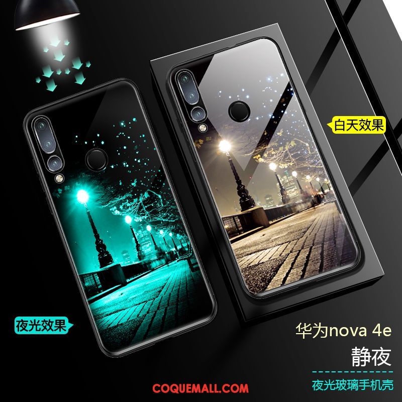 Étui Huawei P30 Lite Personnalité Protection Téléphone Portable, Coque Huawei P30 Lite Marque De Tendance Verre