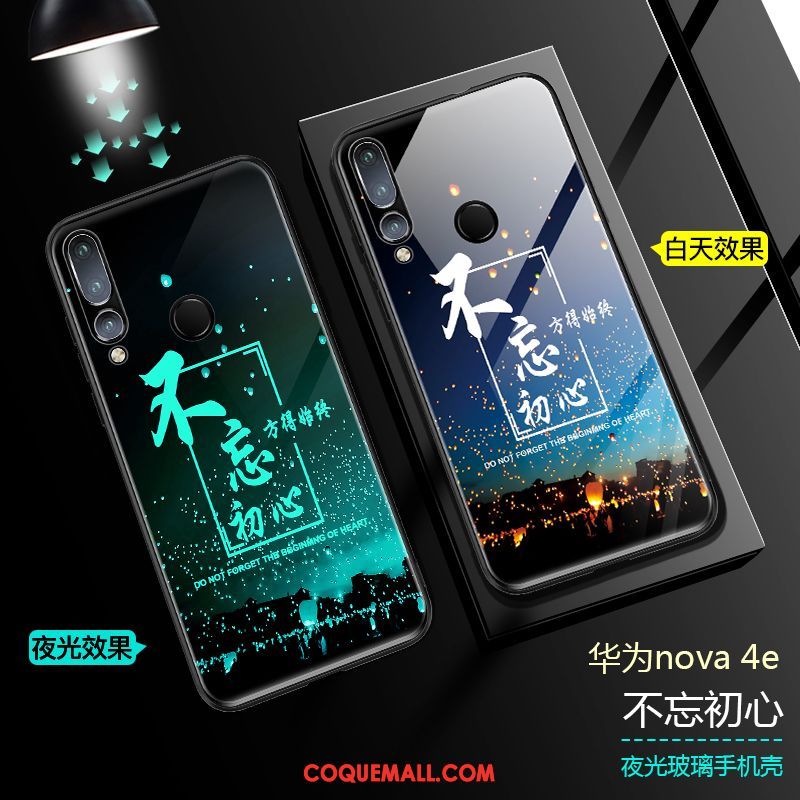 Étui Huawei P30 Lite Personnalité Protection Téléphone Portable, Coque Huawei P30 Lite Marque De Tendance Verre
