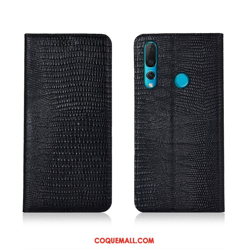 Étui Huawei P30 Lite Protection Incassable Modèle Fleurie, Coque Huawei P30 Lite Kaki En Cuir