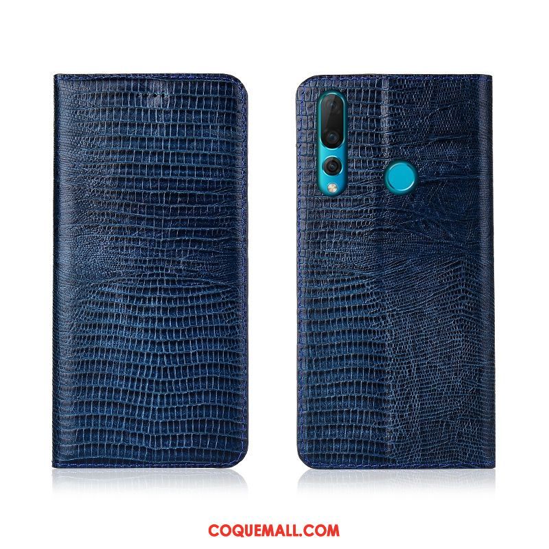 Étui Huawei P30 Lite Protection Incassable Modèle Fleurie, Coque Huawei P30 Lite Kaki En Cuir