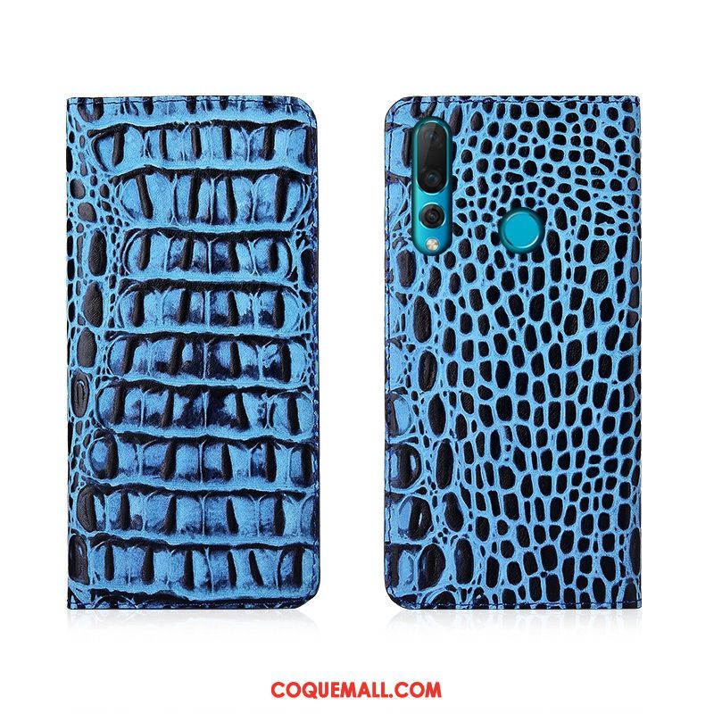 Étui Huawei P30 Lite Protection Nouveau Cuir Véritable, Coque Huawei P30 Lite Tout Compris Clamshell