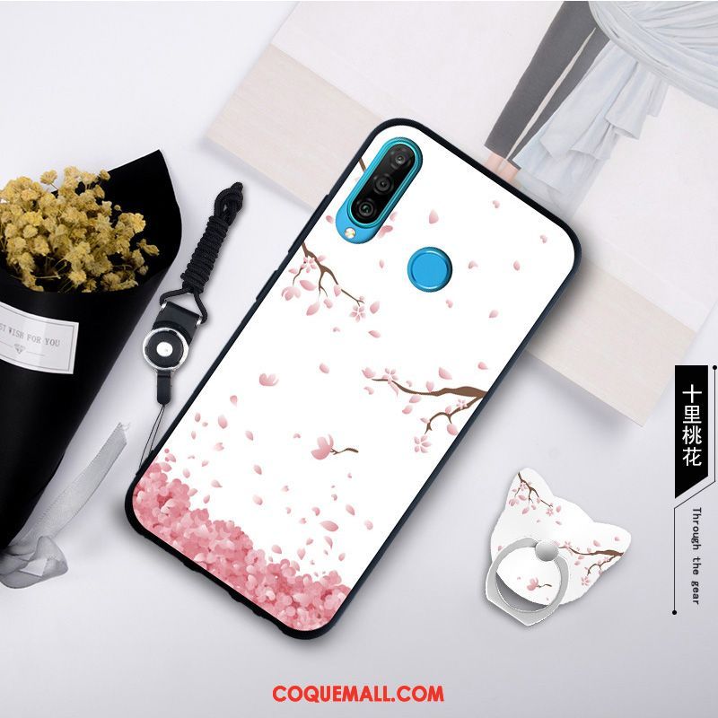 Étui Huawei P30 Lite Simple Nouveau Fluide Doux, Coque Huawei P30 Lite Silicone Protection