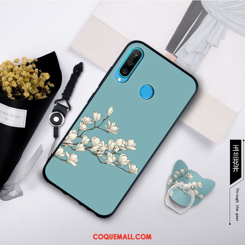 Étui Huawei P30 Lite Simple Nouveau Fluide Doux, Coque Huawei P30 Lite Silicone Protection