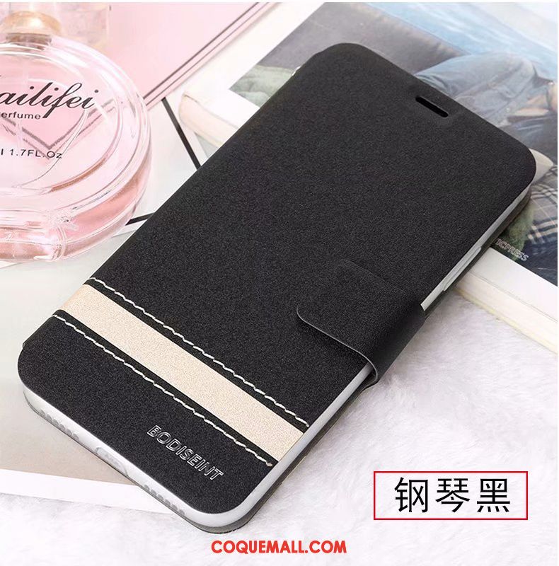 Étui Huawei P30 Lite Support Business Bleu, Coque Huawei P30 Lite Fluide Doux Carte