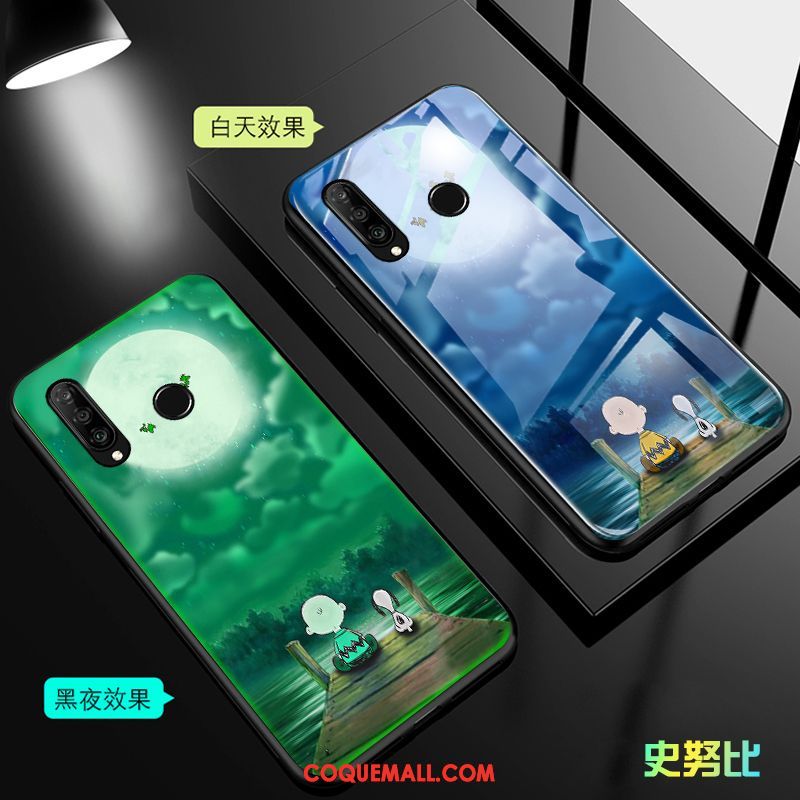 Étui Huawei P30 Lite Tout Compris Lumineuses Marque De Tendance, Coque Huawei P30 Lite Protection Incassable