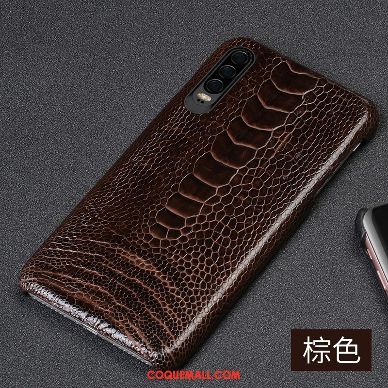 Étui Huawei P30 Luxe Cuir Créatif, Coque Huawei P30 Téléphone Portable Personnalité