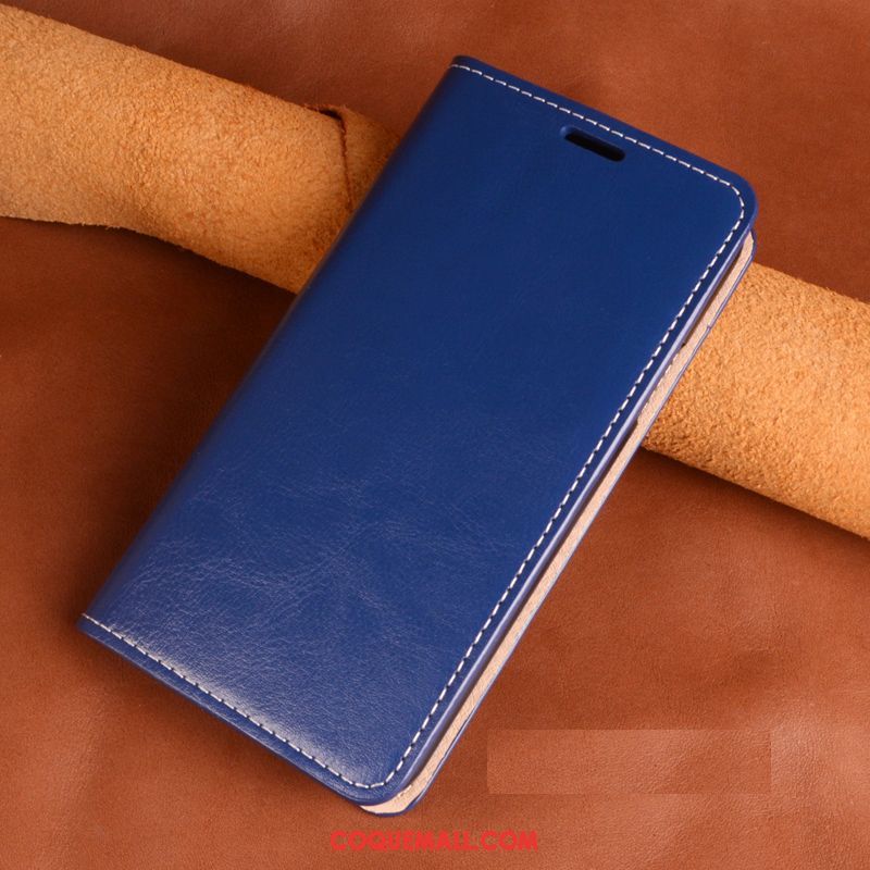 Étui Huawei P30 Membrane En Cuir Protection, Coque Huawei P30 Tout Compris Cuir Véritable