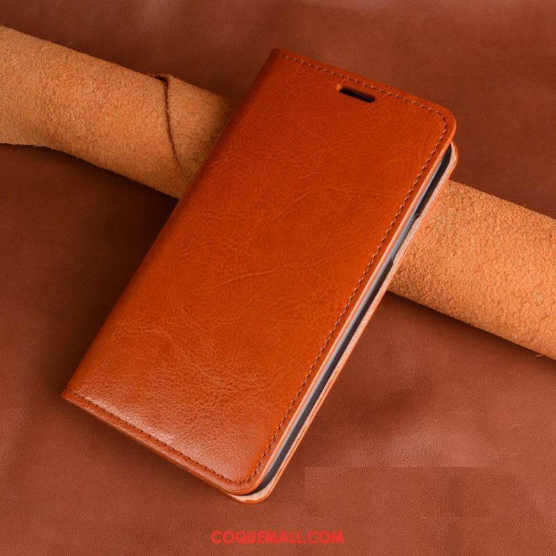 Étui Huawei P30 Membrane En Cuir Protection, Coque Huawei P30 Tout Compris Cuir Véritable