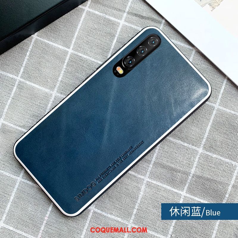 Étui Huawei P30 Nouveau Incassable Antidérapant, Coque Huawei P30 Noir Qualité