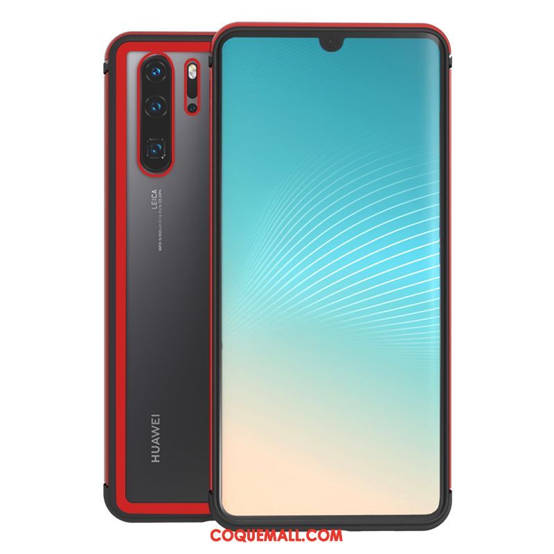 Étui Huawei P30 Pro Amoureux Protection Foncé, Coque Huawei P30 Pro Verre Téléphone Portable