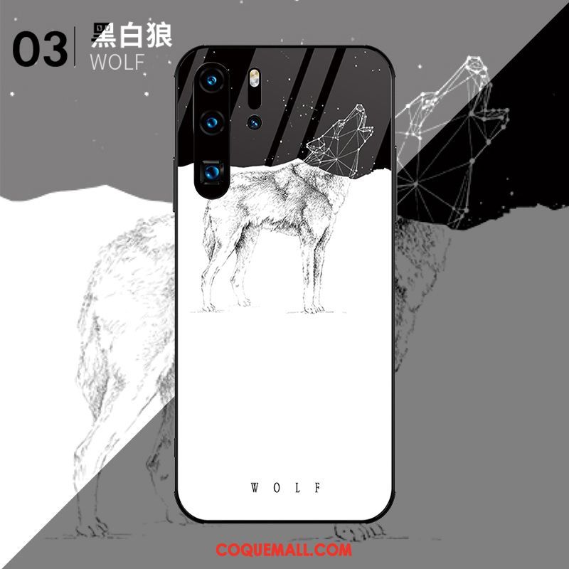 Étui Huawei P30 Pro Créatif Simple Incassable, Coque Huawei P30 Pro Téléphone Portable Nouveau