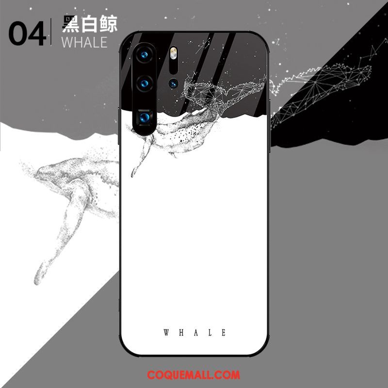 Étui Huawei P30 Pro Créatif Simple Incassable, Coque Huawei P30 Pro Téléphone Portable Nouveau