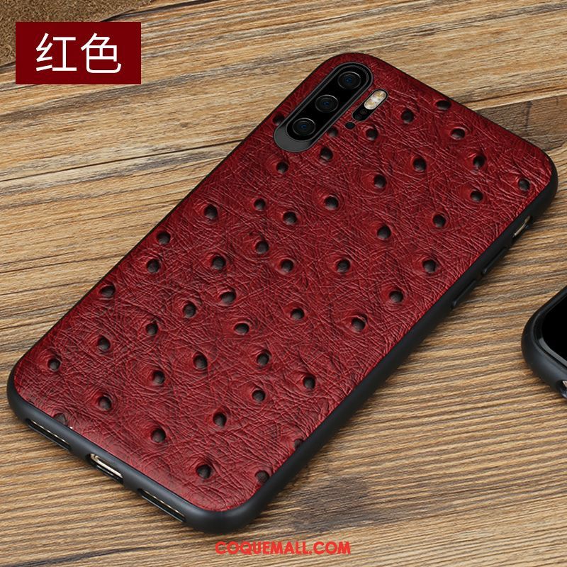 Étui Huawei P30 Pro Cuir Véritable Tout Compris Marque De Tendance, Coque Huawei P30 Pro Incassable Protection