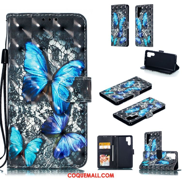 Étui Huawei P30 Pro En Cuir Tout Compris Fluide Doux, Coque Huawei P30 Pro Téléphone Portable Incassable