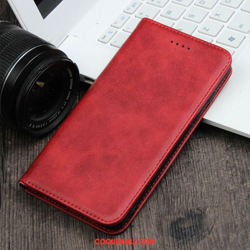 Étui Huawei P30 Pro Fluide Doux Noir Protection, Coque Huawei P30 Pro Téléphone Portable Cuir Véritable