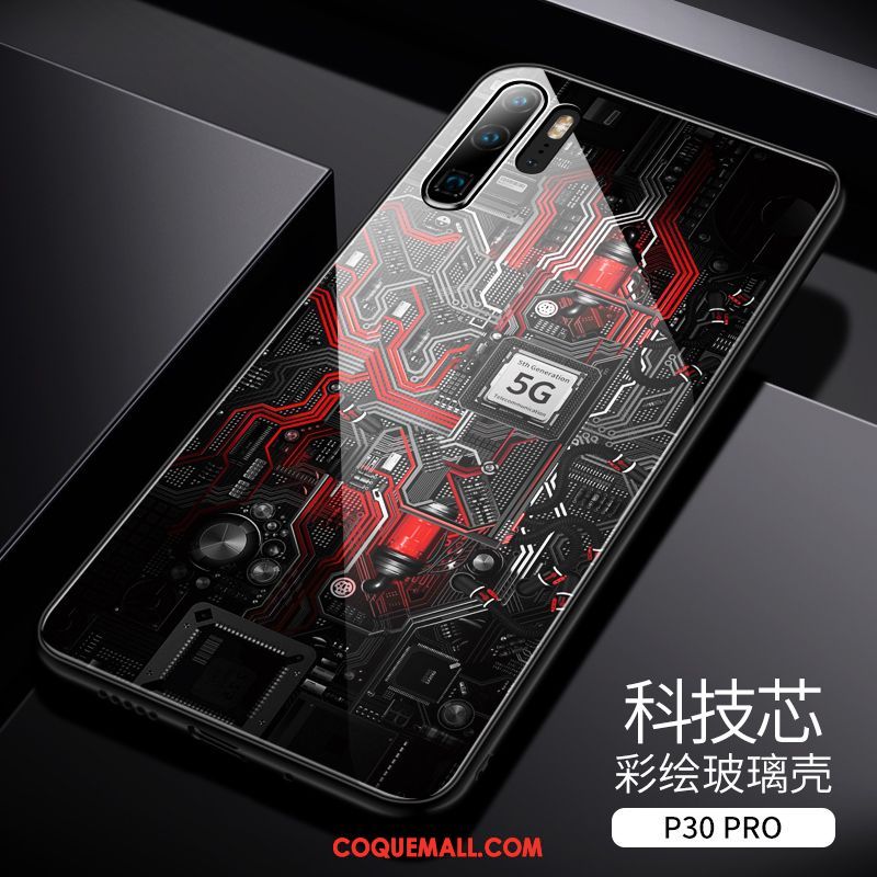 Étui Huawei P30 Pro Incassable Très Mince Verre, Coque Huawei P30 Pro Nouveau Protection