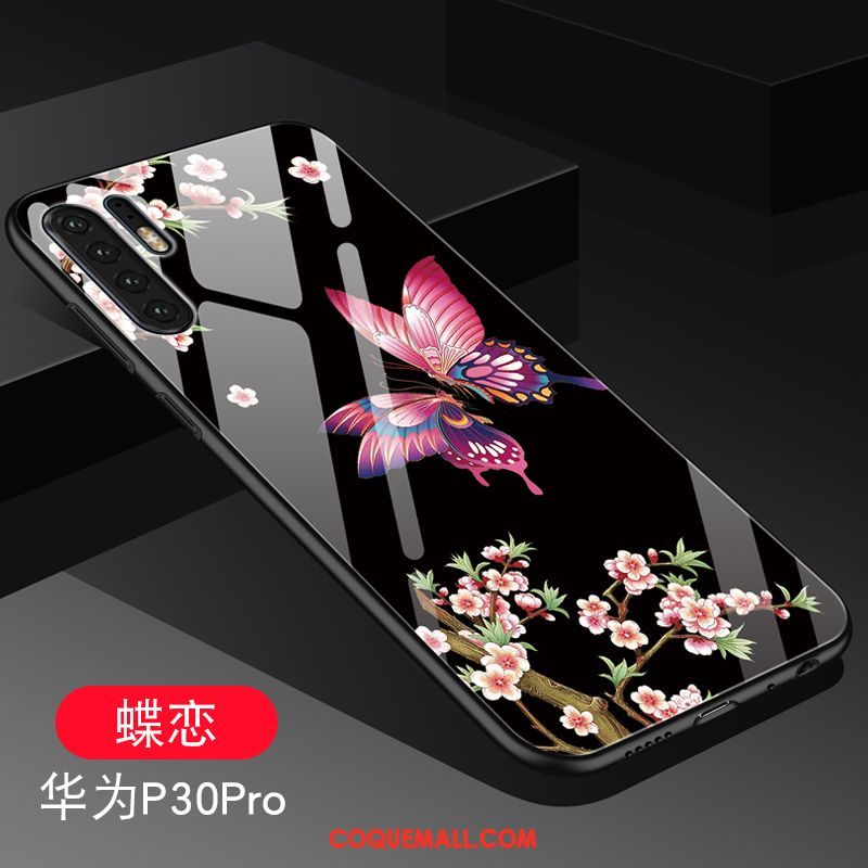 Étui Huawei P30 Pro Luxe Silicone Incassable, Coque Huawei P30 Pro Style Chinois Tendance
