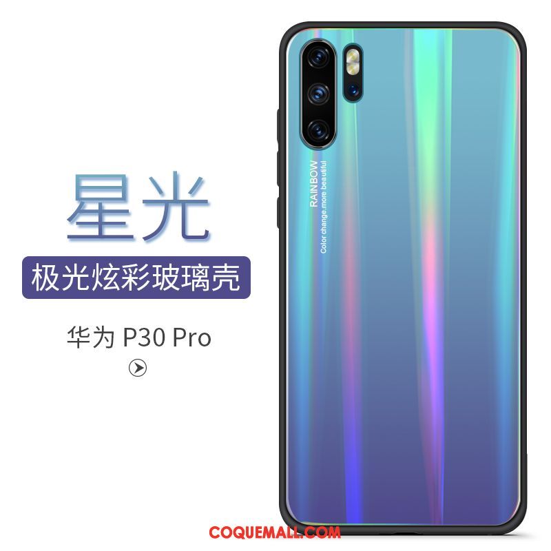 Étui Huawei P30 Pro Luxe Téléphone Portable Silicone, Coque Huawei P30 Pro Miroir Créatif